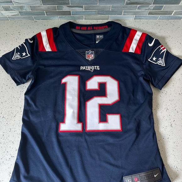 Women's small New England Patriots Tom Brady Nike Navy Retired Game Jersey - Picture 4 of 15